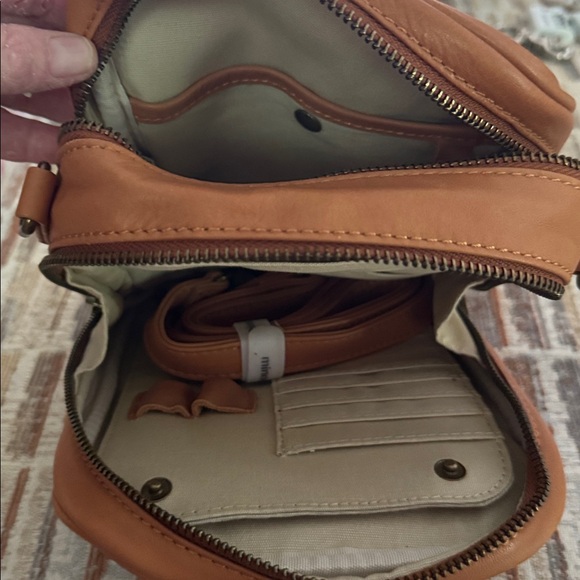 Minooy all leather mini bag - Picture 3 of 3